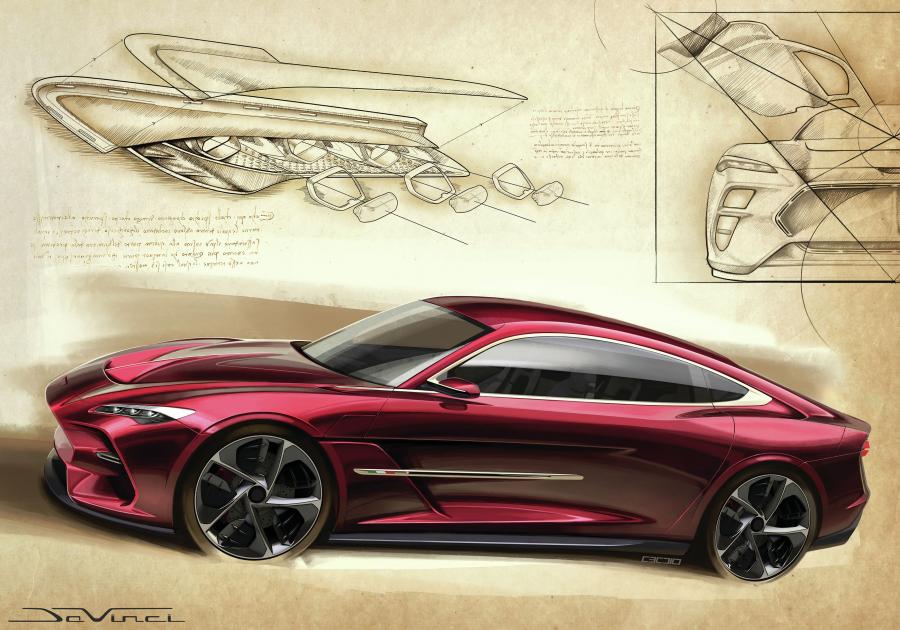 Эскиз ItalDesign DaVinci 2019 года  (фото 14 из 14)